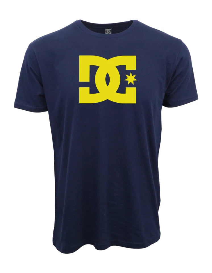 DC Shoes Star Logo Graphic T-Shirt, Men's Short Sleeve Casual Tee, Skateboard Streetwear Shirt with Multiple Color Options