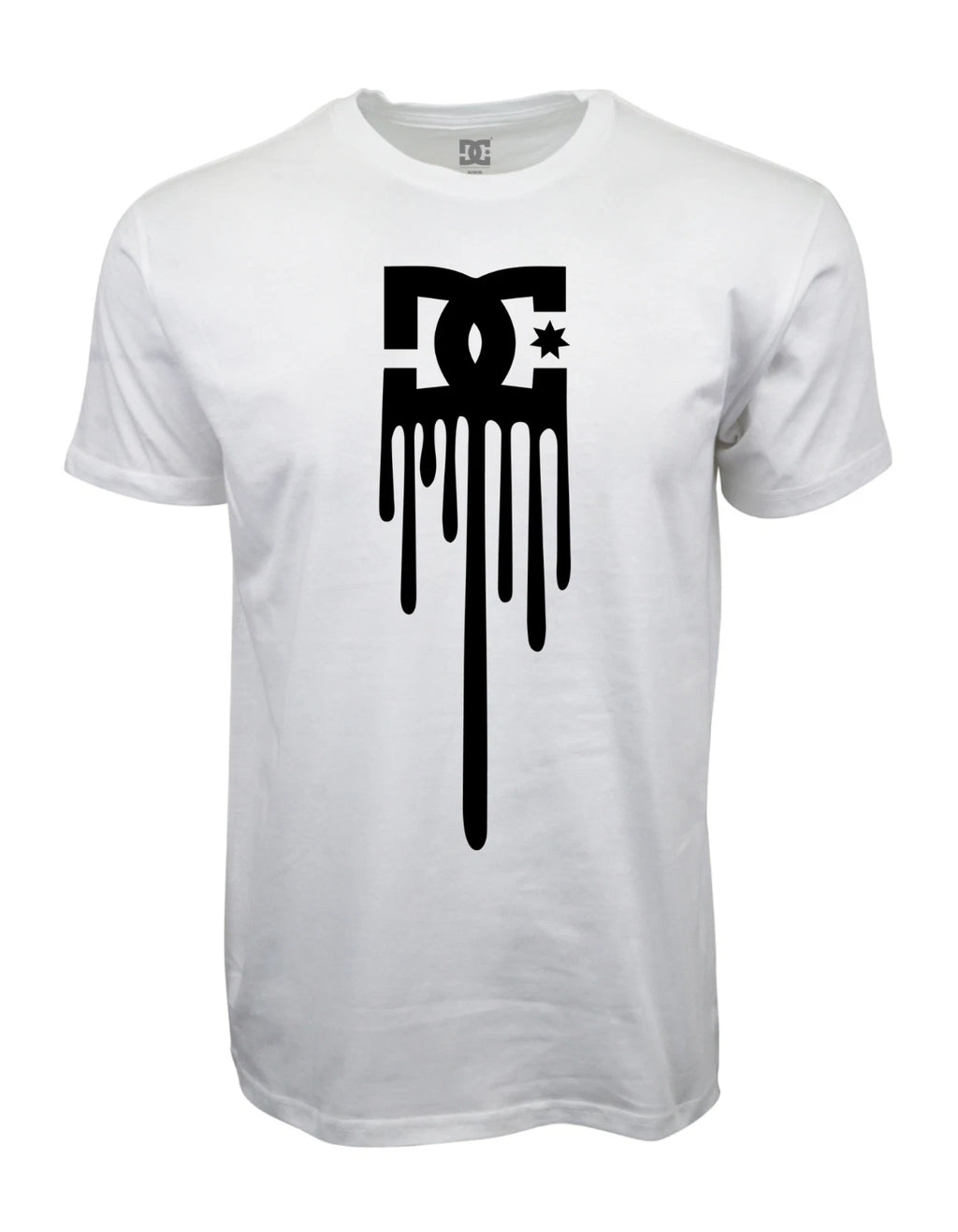 DC Shoes Star Melting Logo Short Sleeve T-Shirt, Men's Graphic Casual Tee, Skateboard Streetwear Shirt