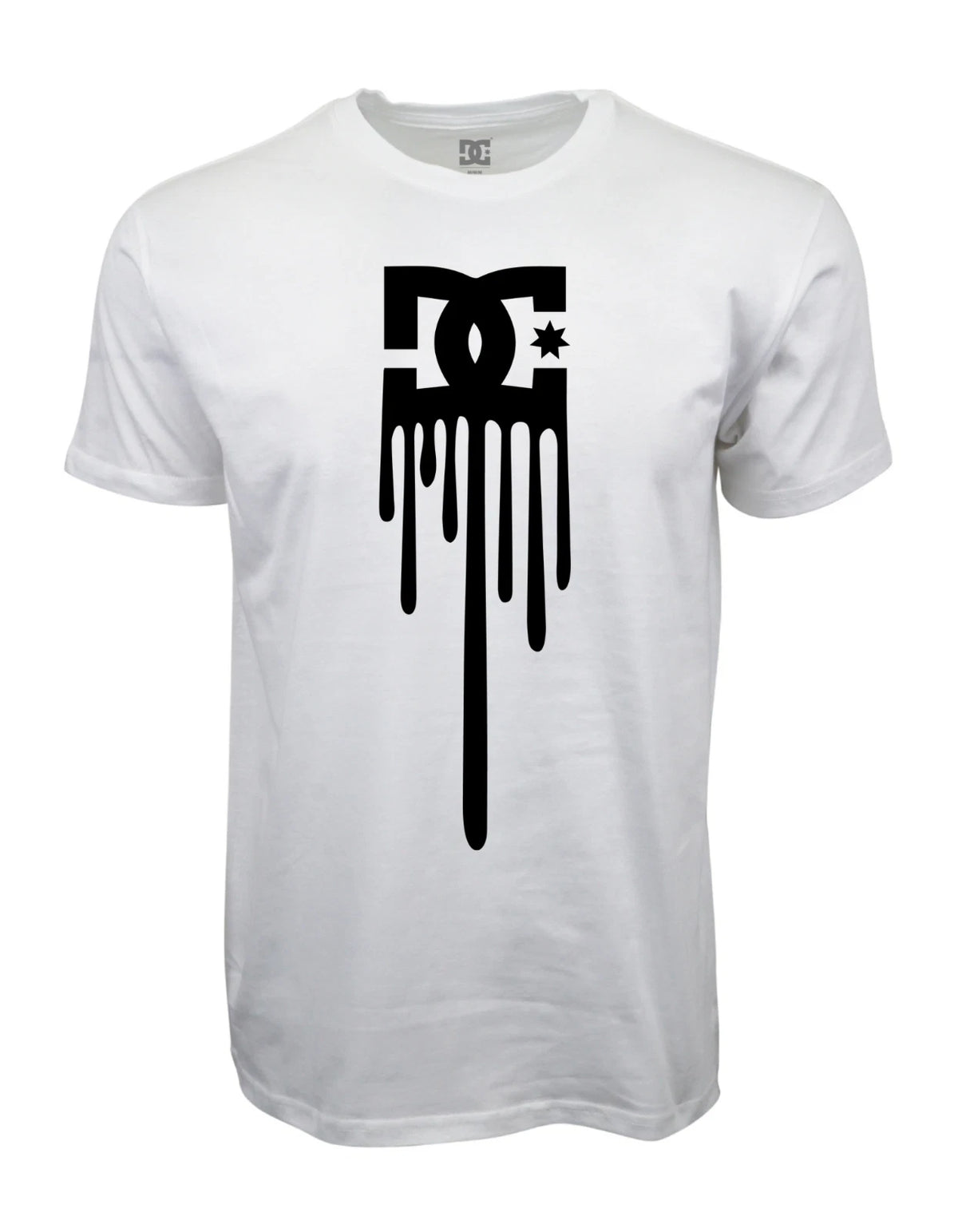 DC Shoes Star Melting Logo Short Sleeve T-Shirt, Men's Graphic Casual Tee, Skateboard Streetwear Shirt