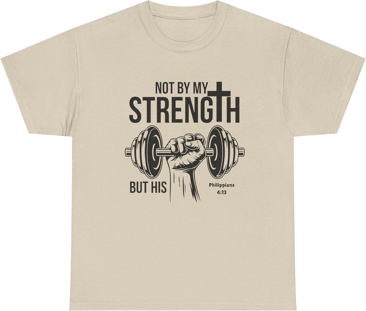 Christian Gym Motivational T-Shirt, Faith Inspired Workout Graphic Tee, Inspirational Fitness Shirt Gift for Men & Women
