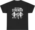 Christian Gym Motivational T-Shirt, Faith Inspired Workout Graphic Tee, Inspirational Fitness Shirt Gift for Men & Women